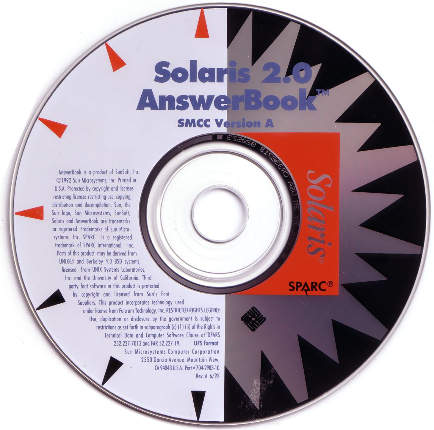 Solaris 2.0 1/92 sparc - AnswerBook